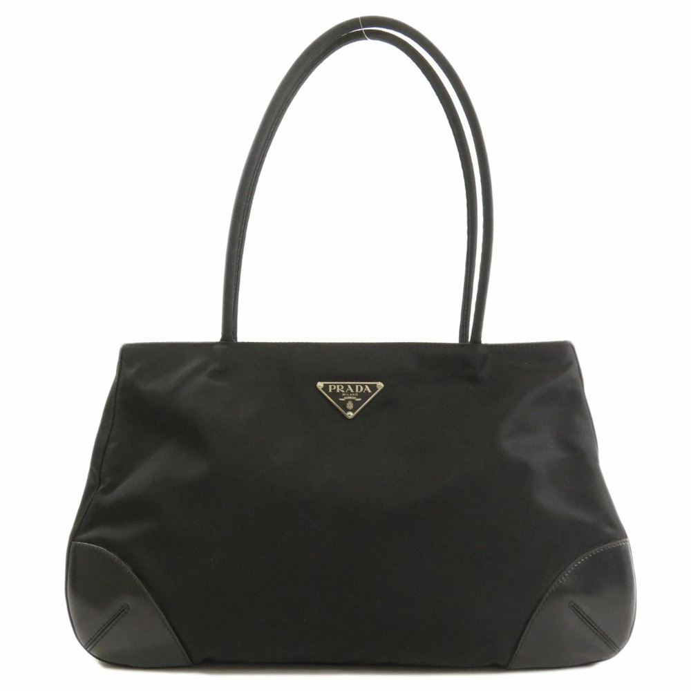 Prada Tessuto Leather black shoulder bag - Picture 11 of 11